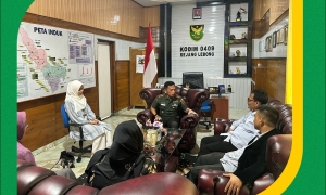 Tindak Lanjut MoU antara Kodim 0409 RL dan Universitas Pat Petulai