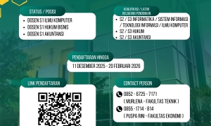 Universitas Pat Petulai Membuka Penerimaan Dosen Tetap Tahun 2025/2026